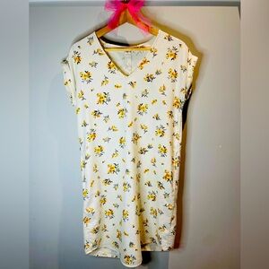 Summer Linen Floral Dress